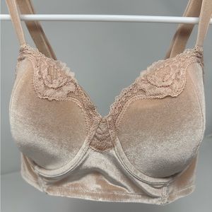 Cream Velvet Bralette